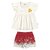 Conjunto Infantil Feminino Bege