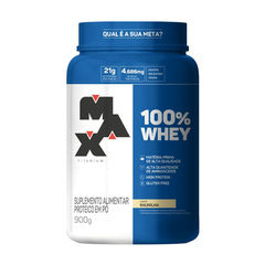 100% WHEY 900G - MAX TITANIUM