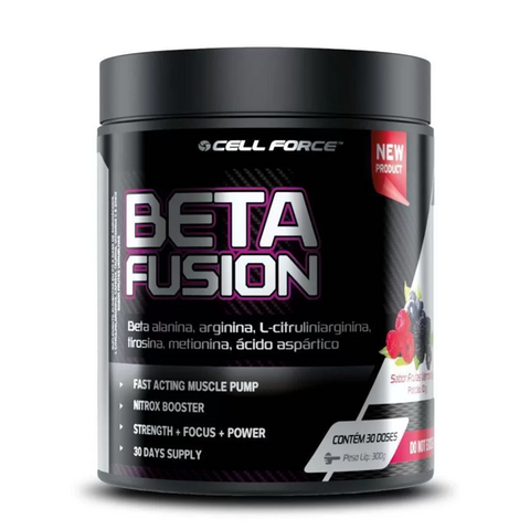 BETA FUSION 300G FRUTAS VERMELHAS - CELL FORCE