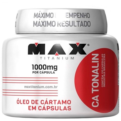 CA TONALIN 120(CAPS) ÓLEO DE CÁRTAMO - MAX TITANIUM