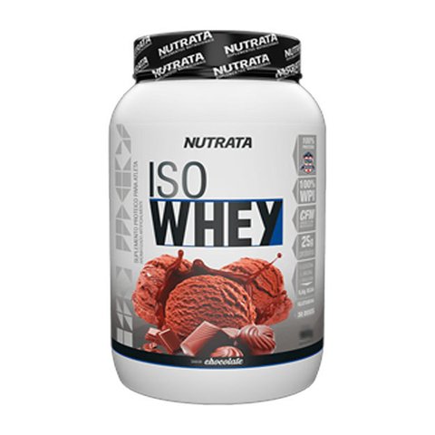 ISO WHEY 900G/2KG CHOCOLATE - NUTRATA