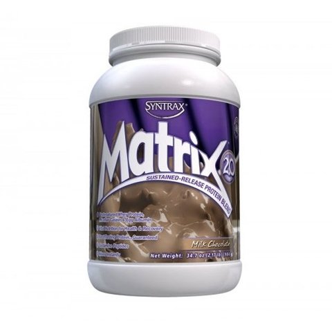 Pote de Whey Protein de 900G Milk Chocolate MATRIX - SYNTRAX