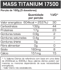 MASS TITANIUM 17500 3KG/1.4kG - MAX TITANIUM