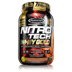 NITRO TECH 100% WHEY GOLD 2.5KG/999G/454G - MUSCLTECH