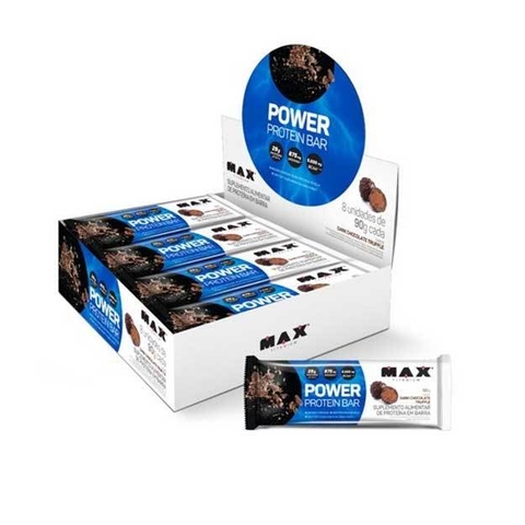 POWER PROTEIN BAR 8UNID 90G - MAX TITANIUM