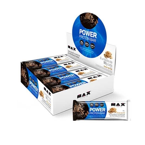 POWER PROTEIN BAR 8UNID 90G - MAX TITANIUM