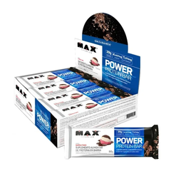 POWER PROTEIN BAR 8UNID 90G - MAX TITANIUM