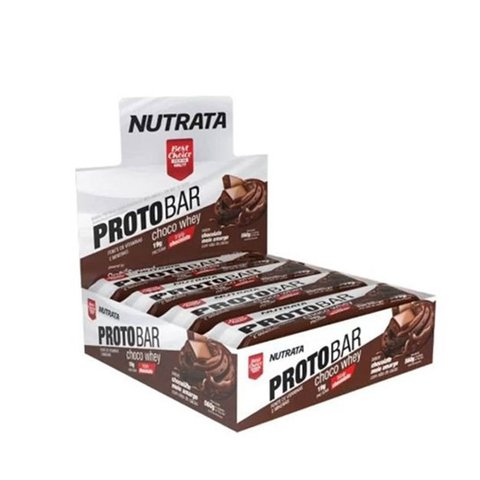 PROTOBAR 70G CAIXA(08 UNIDADES) CHOCO WHEY - NUTRATA