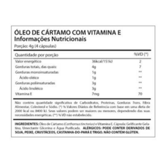 ÓLEO DE CÁRTAMO 4000MG C\ VITAMINA E 120(CAPS) - SMART LIFE
