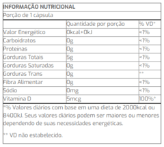 VITAMINA D 100(CAPS) - PERFORMANCE