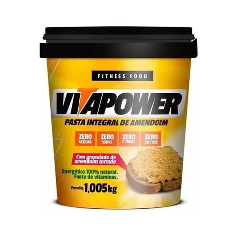 VITAPOWER PASTA DE AMENDOIM CROCANTE 1,005KG - MRS TASTE