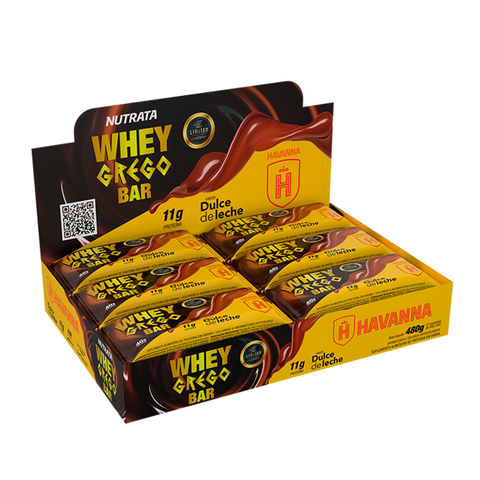 WHEY GREGO BAR 40G DULCE DE LECHE HAVANNA - NUTRATA