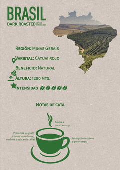 Café de Especialidad - Brasil Dark Roasted - comprar online