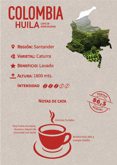 Café de Especialidad - Colombia Huila - comprar online