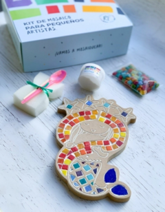 Kit de Mosaico para pequeños artistas sirena