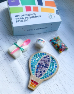 Kit de Mosaico para pequeños artistas globo - Malka Juegos