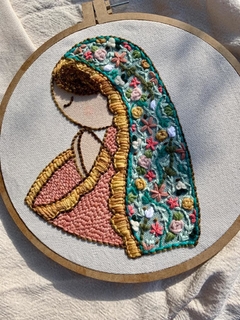 Diseño Virgen bordado con Decoaguja - Mercado de Haciendo