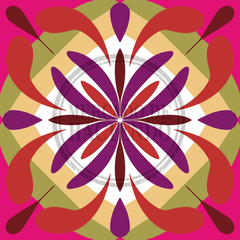 Patrón de bordado diseño Iquique para bordar con punch needle - Mercado de Haciendo