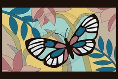 Diseño Mariposa para bordar con punch needle - Decoaguja Mercado de Haciendo