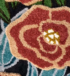 Diseño Bogotá bordado con Decoaguja. Alfombra Mercado de Haciendo