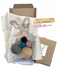 KIT DE BORDADO BUNNY | 30x30 CM - tienda online