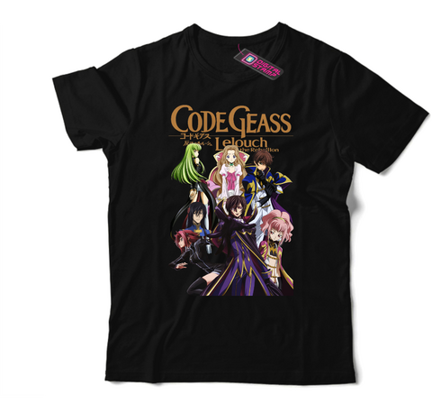 Remera Code Geass Lelouch Of The Rebellion Anime AB1
