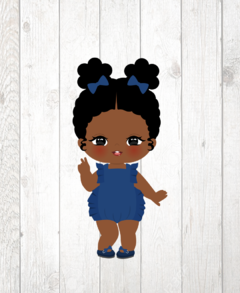 Monte seu personagem - Menina Baby - loja online