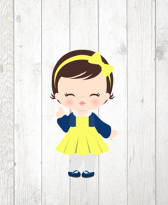 Monte seu personagem - Menina Baby - loja online