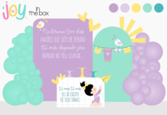 Kit digital - Festa Chá de Bebê Anunciação - www.joyinthebox.com.br
