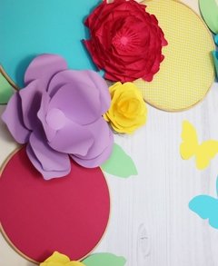 Molde para Flor de Papel (25cm - 38cm - 50 cm) - comprar online