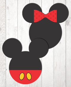 Kit digital + Convite virtual - Festa Mickey e Minnie na internet