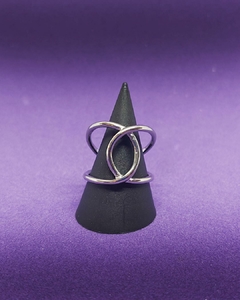 A 959 - Anillo de Acero Quirúrgico - Entrelazado - comprar online