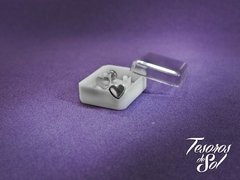 ABR 571 - Aros Abridores de Acero - Victoria Rosé - Corazón Simple (5 mm)