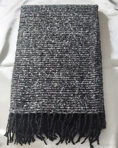 CH 649 - Mantón de lana peinada - Bicolor 60 x 180 - Tesoros de Sol
