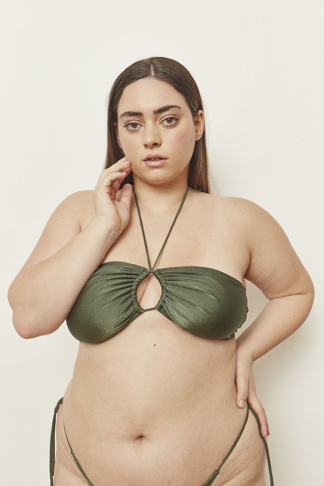 Bikini Top Brunella Army - comprar online