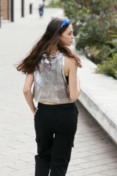 Musculosa Net Metallic St. Marie - Guapas Boutique Store