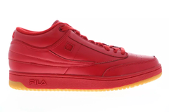 Fila T-1 Mid Red Leather Casual Lifestyle
