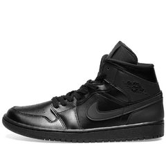 AIR JORDAN 1 MID WS TRIPLE BLACK