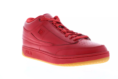 Fila T-1 Mid Red Leather Casual Lifestyle - comprar online