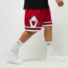 Chicago Bulls Mitchell & Ness 'Red' Hardwood Classics Primary Logo NBA Swingman Shorts - tienda online