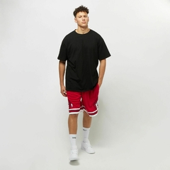Chicago Bulls Mitchell & Ness 'Red' Hardwood Classics Primary Logo NBA Swingman Shorts en internet