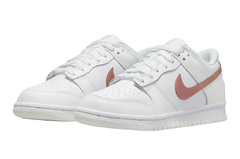 GS Nike Dunk Low GS White Pink Gold - comprar online