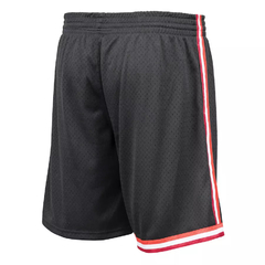 Men's Miami Heat Mitchell & Ness Black Big & Tall Hardwood Classics Swingman Shorts - comprar online