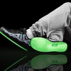 Nike Air Force 1 QS "Skeleton" Black/Glow In The Dark | BQ7541-001 - tienda online