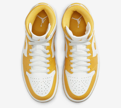 Air Jordan 1 Mid White Yellow - LoDeJim