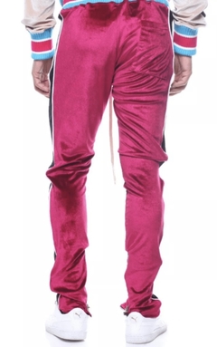 Hudson NYC Colorblock Track Pant Velour - L - LoDeJim