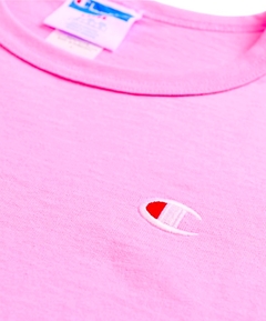 Champion Heritage Small Embroidered Logo Pink - comprar online