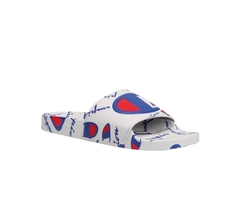 CHAMPION IPO SLIDES WARPED LOGOS WHITE - comprar online