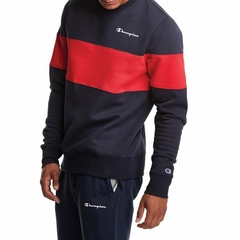 Champion Men's Crewneck Sweatshirt with Chest Color Block - 2XL - comprar online