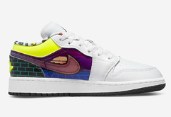 Air Jordan 1 Low GS 'Videojuego' White/Multicolor en internet